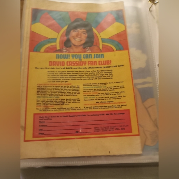 RARE David Cassidy Comic Book 60s/70s - Picture 2 of 2